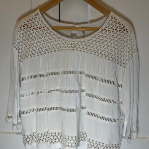 Seafolly - White Crochet Detail Women's Top